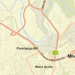 Nelspruit Street Map