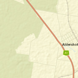 Aldershot Street Map
