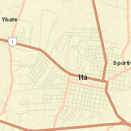 Itá Street Map