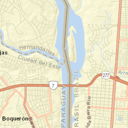 Ciudad del Este Street Map