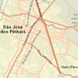 São José dos Pinhais Street Map