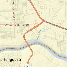 Puerto Iguazú Street Map