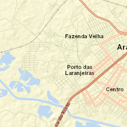 Araucária Street Map