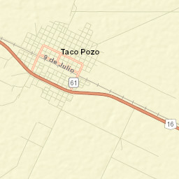 Taco Pozo Street Map