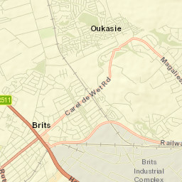 Brits Street Map