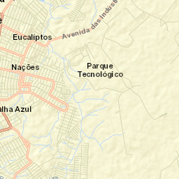 Fazenda Rio Grande Street Map