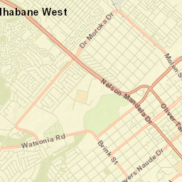 Rustenburg Street Map