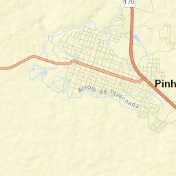 Pinhão Street Map