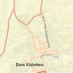 Dois Vizinhos Street Map