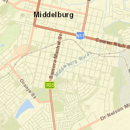 Middelburg Street Map