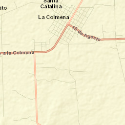 La Colmena Street Map