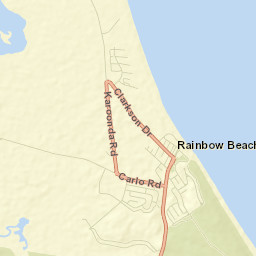 Rainbow Beach Street Map