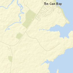 Tin Can Bay Street Map