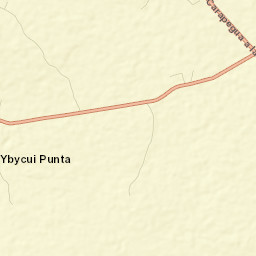 Ybycuí Street Map
