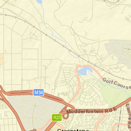 Modderfontein Street Map