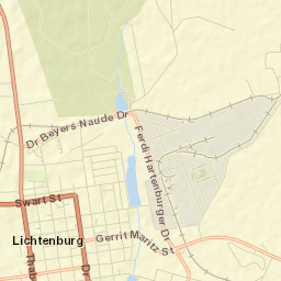 Lichtenburg Street Map