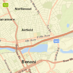 Benoni Street Map