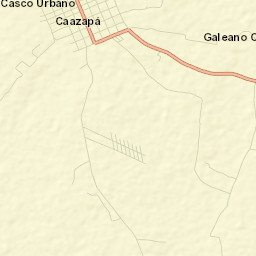 Caazapá Street Map