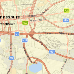 Johannesburg Street Map