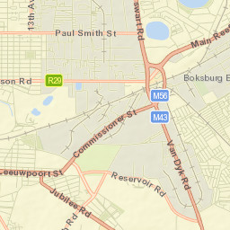 Boksburg Street Map