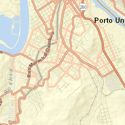 Porto União Street Map