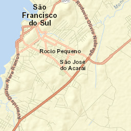 São Francisco do Sul Street Map