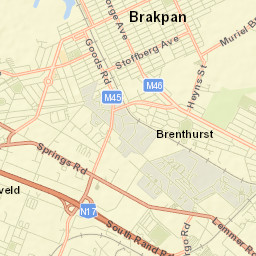 Brakpan Street Map