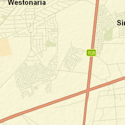 Westonaria Street Map