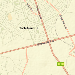 Carletonville Street Map