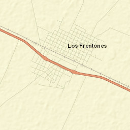 Los Frentones Street Map