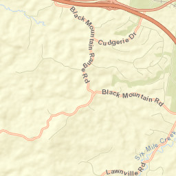 Black Mountain Street Map