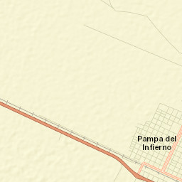 Pampa del Infierno Street Map