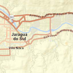 Jaraguá do Sul Street Map