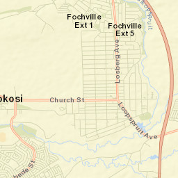 Fochville Street Map