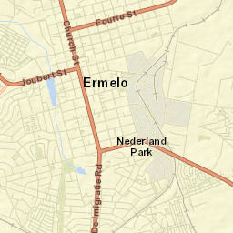 Ermelo Street Map