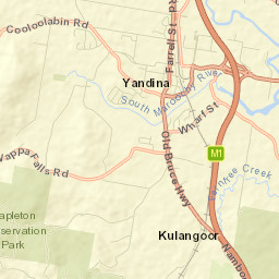Yandina Street Map