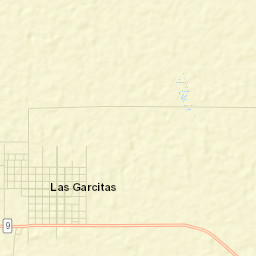 Las Garcitas Street Map