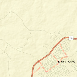 San Pedro Street Map