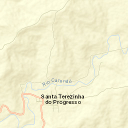 Santa Terezinha do Progresso Street Map