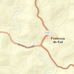 Formosa do Sul Street Map