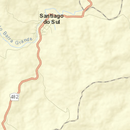 Santiago do Sul Street Map