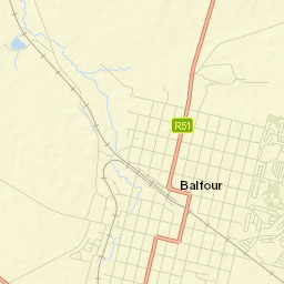 Balfour Street Map