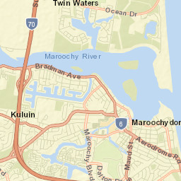 Twin Waters Street Map