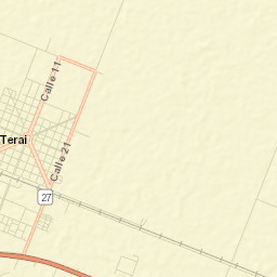 Aviá Terai Street Map