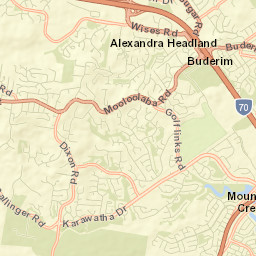 Mountain Creek Street Map
