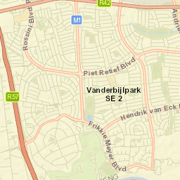 Vanderbijlpark Street Map
