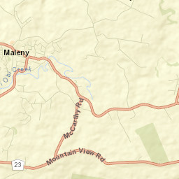 Maleny Street Map