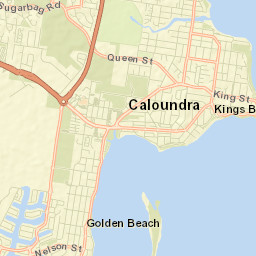 Golden Beach Street Map