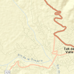 Tafí del Valle Street Map