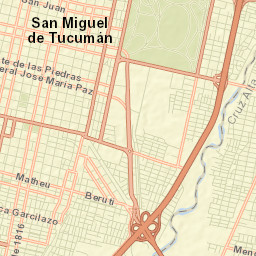 Departamento de Capital Street Map